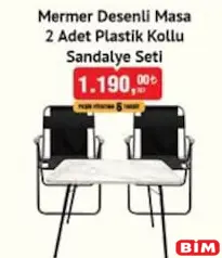 MERMER DESENLİ MASA 2 ADET PLASTİK KOLLU SANDALYE SETİ MERMER DESENLİ MASA 2 ADET PLASTİK KOLLU SANDALYE SETİ